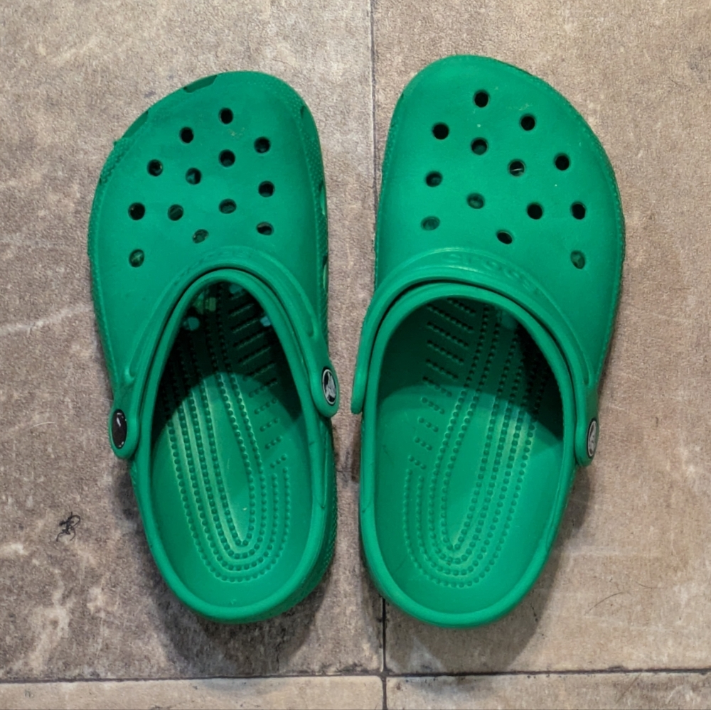 Kids Green Clogs